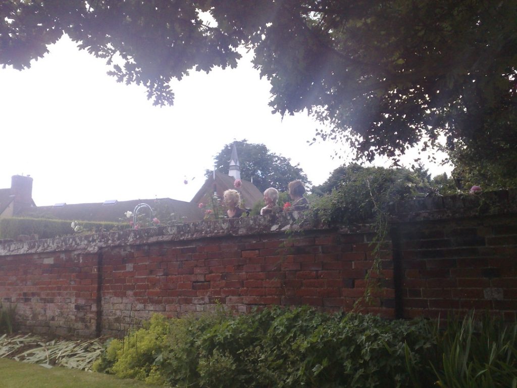 Punchardon Hall garden wall